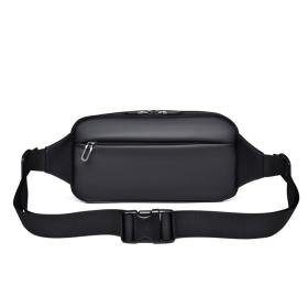 Chewes Sac de poitrine décontracté pour hommes avec bandoulière LX064 NOIR / BLEU