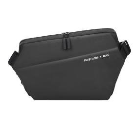 Fashion Bag Sac de poitrine décontracté pour hommes avec bandoulière LX066 - Noir