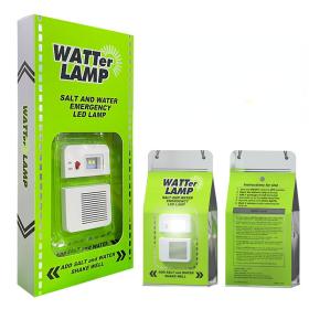 lampe à L'eau et sel sans charge portable étanche pour Camping ( eau+sel = éclairage )